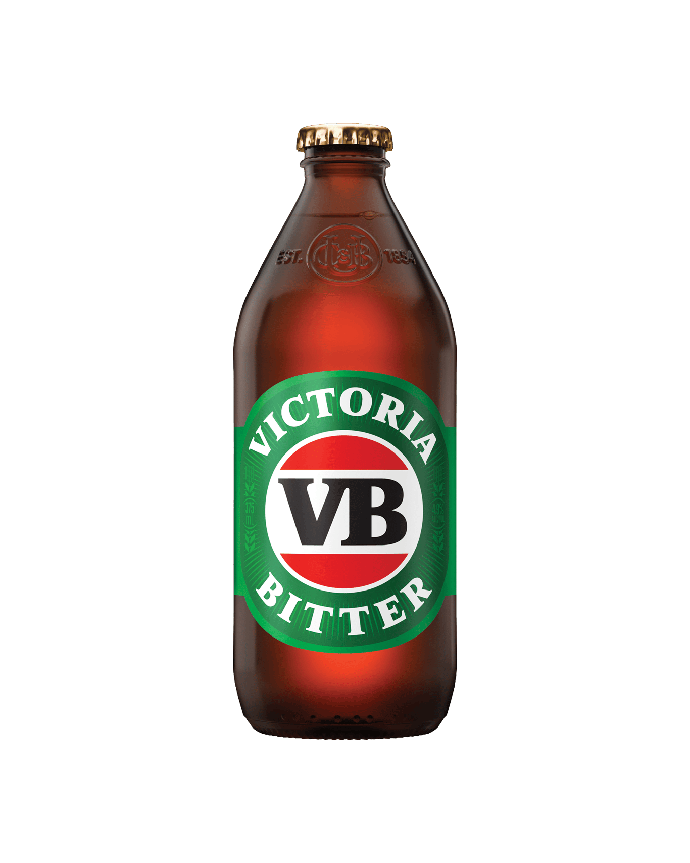 Victoria Bitter Bottles 375ml 24 Pack