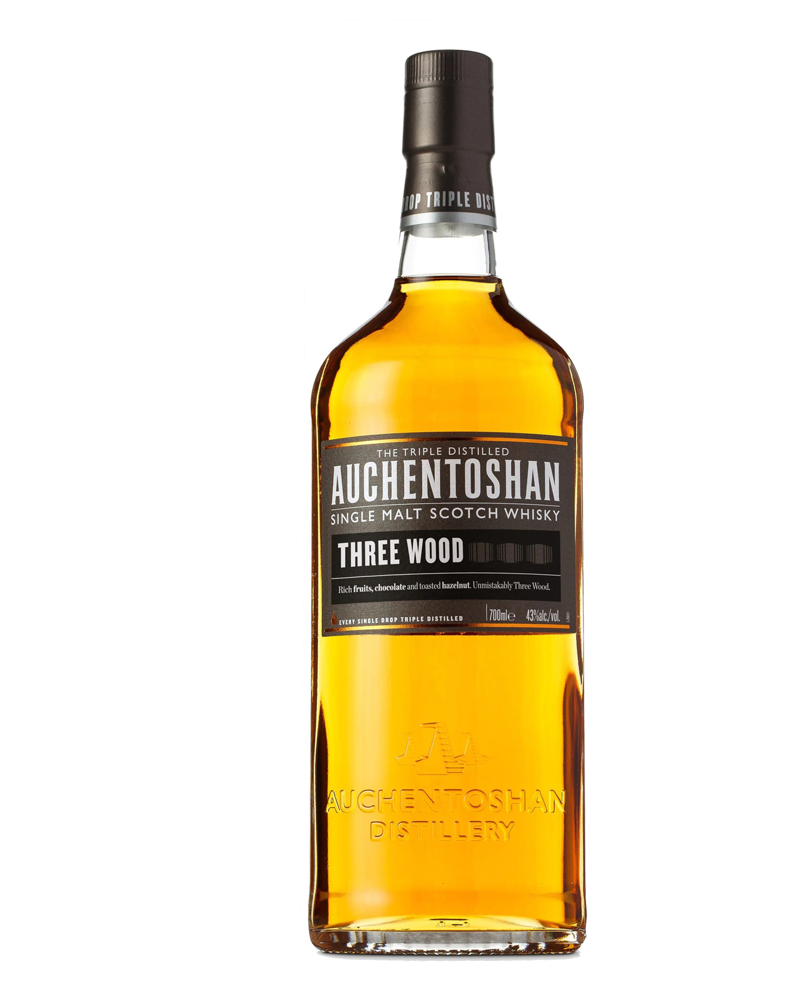 AUCHENTOSHAN 3 WOOD 43% 700ML