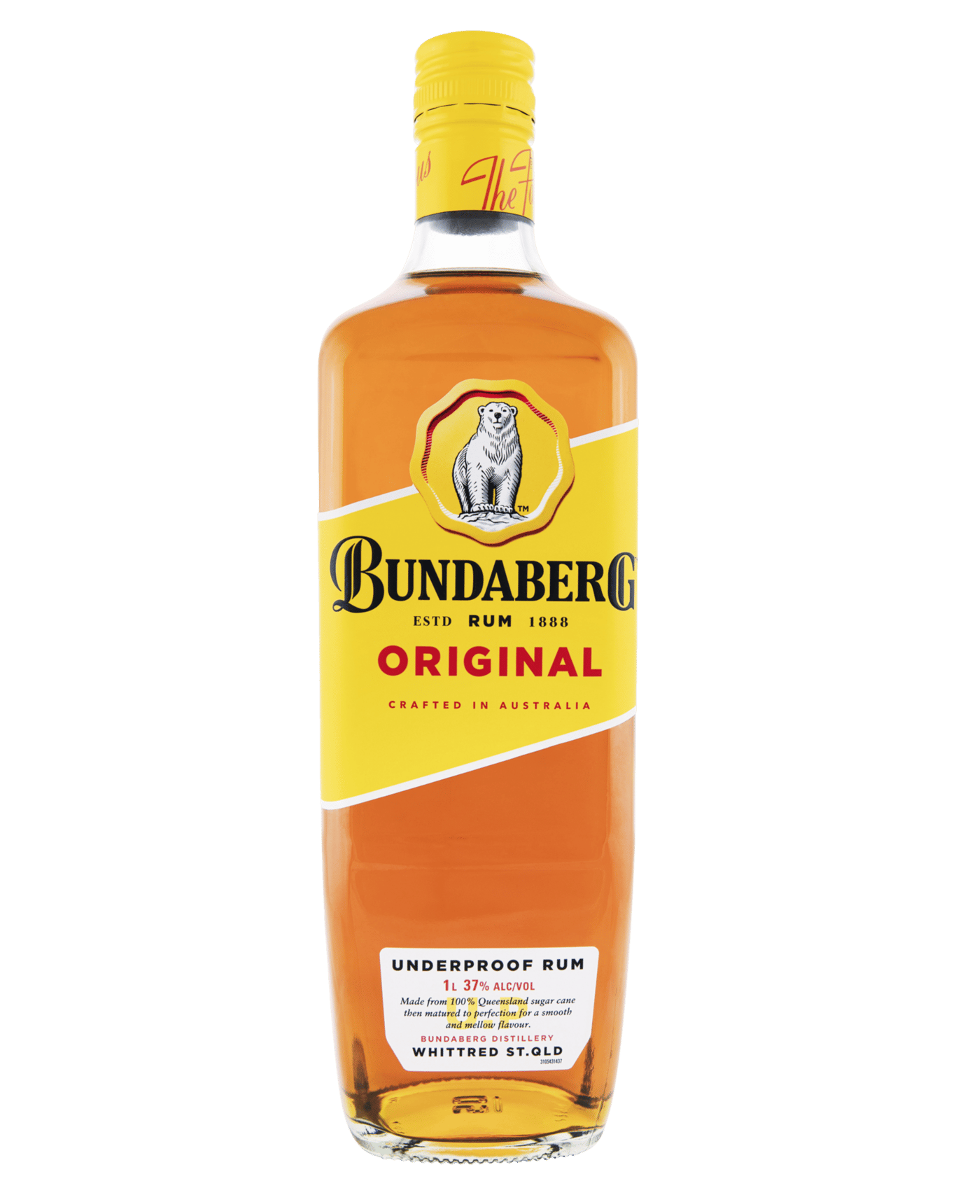 BUNDABERG UNDERPROOF RUM 1L